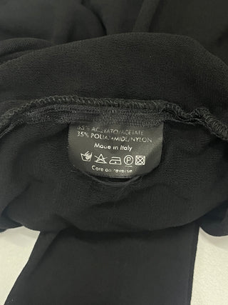 Black Backless Long Sleeve Top