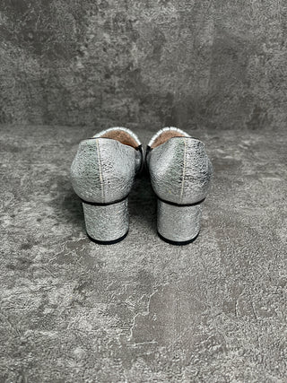 Silver GG Marmont Metallic Pumps