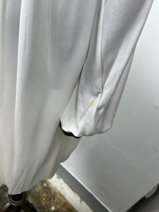 Off White Long Sleeve Dress