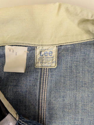 Denim Jacket With Neon Colors Details