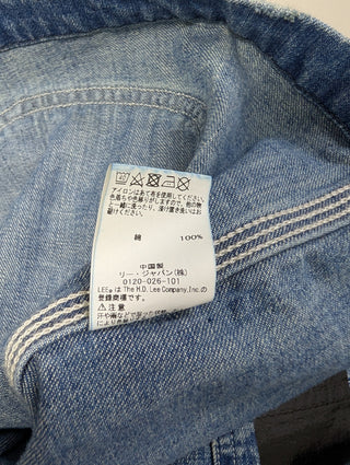 Denim Jacket With Neon Colors Details