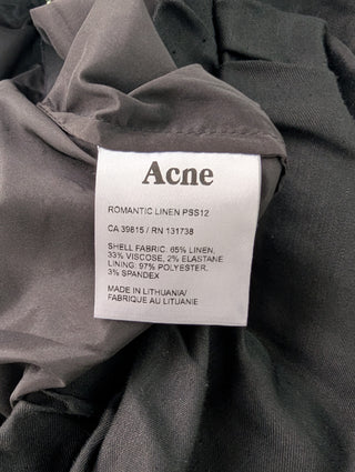 Black Flare Skirt With 2 Side Pockets