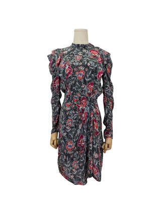 Floral Print Long Sleeves Dress