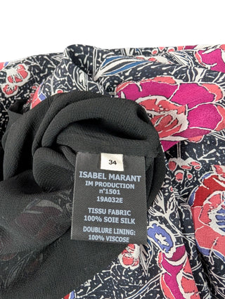 Floral Print Long Sleeves Dress