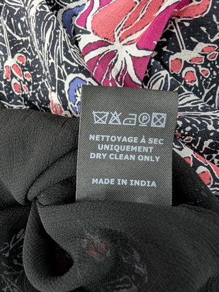 Floral Print Long Sleeves Dress