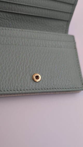 Light Grey GG Marmont Card Case Wallet