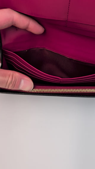 Black Anagram Long Wallet