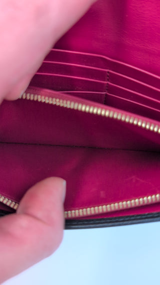 Black Anagram Long Wallet