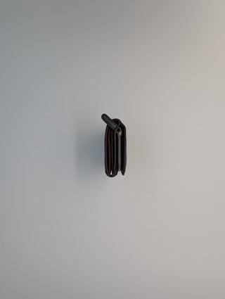 Black Lambskin Quilted Leather Wallet