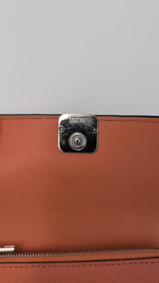 Brown Anagram Vertical Wallet