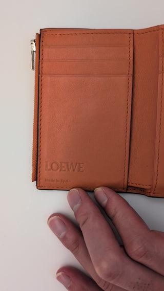 Brown Anagram Vertical Wallet
