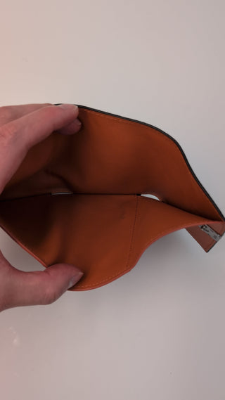 Brown Anagram Vertical Wallet