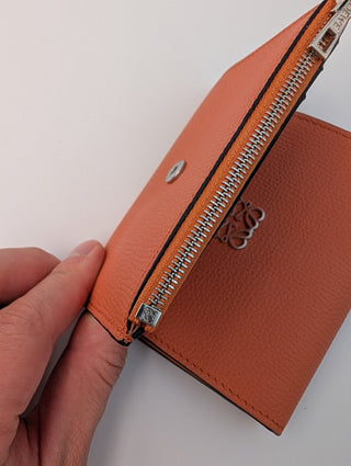 Brown Anagram Vertical Wallet