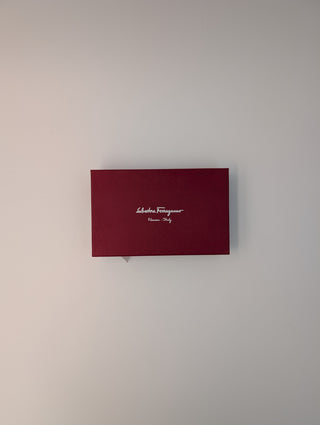 Black Saffiano Leather Gancini Icona Wallet