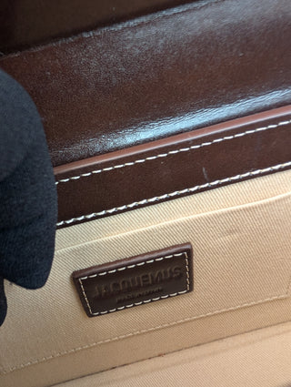 Dark Brown Handbag With Iconic Circle Handle