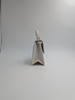 White Jitney 1.4 Leather Handbag
