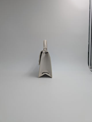 White Jitney 1.4 Leather Handbag