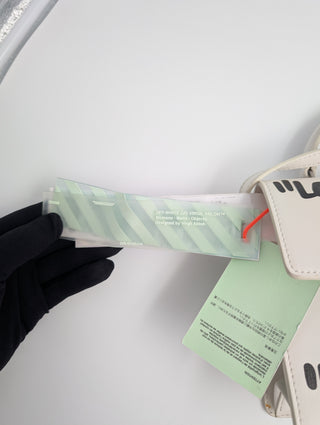 White Jitney 1.4 Leather Handbag