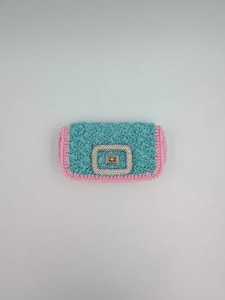 Pink and Mint Viv Choc Mini Bag