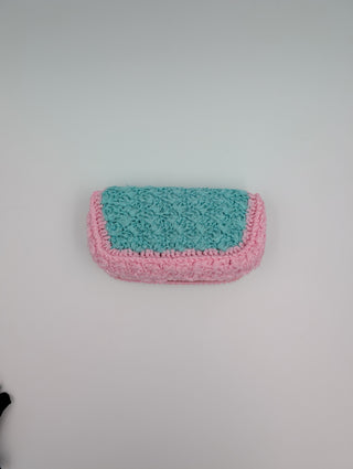 Pink and Mint Viv Choc Mini Bag