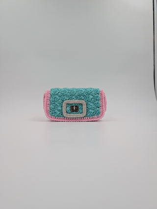 Pink and Mint Viv Choc Mini Bag