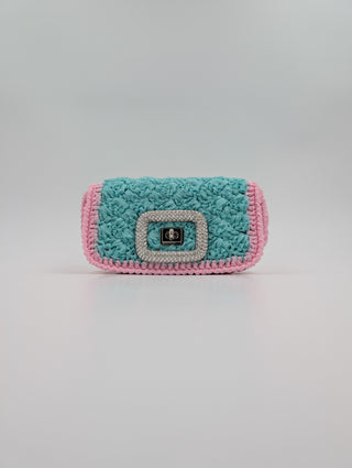 Pink and Mint Viv Choc Mini Bag