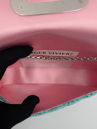 Pink and Mint Viv Choc Mini Bag