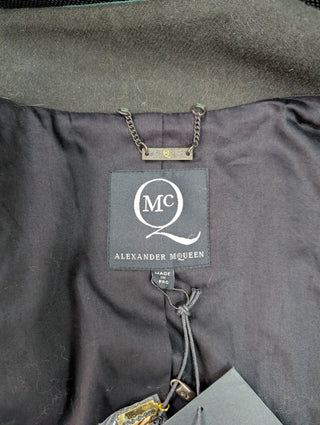 Army Green Wool Military Style Tailcoat