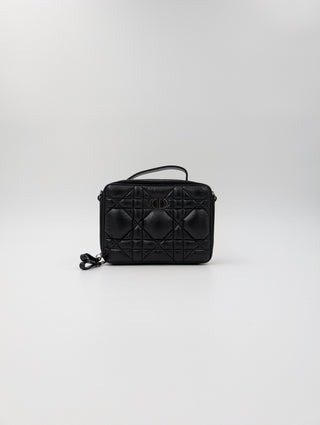 Black Caro Box Bag
