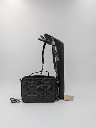 Black Caro Box Bag