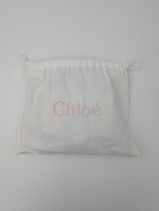 Burgundy And Beige Mini C Handbag With Croco Embossed Hand Strap