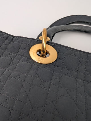 Black Lady Dior Cloth Bag