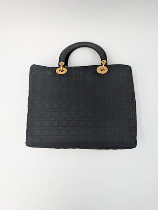 Black Lady Dior Cloth Bag