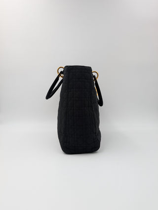 Black Lady Dior Cloth Bag