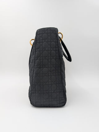 Black Lady Dior Cloth Bag