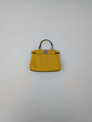 Yellow Peekaboo Mini Handbag