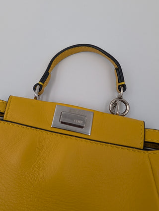 Yellow Peekaboo Mini Handbag