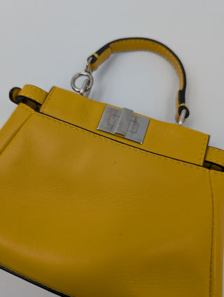 Yellow Peekaboo Mini Handbag