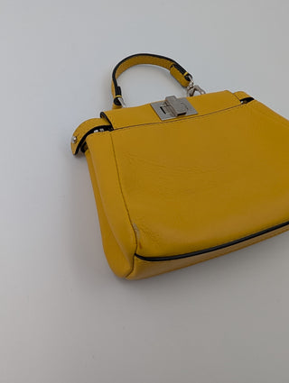 Yellow Peekaboo Mini Handbag