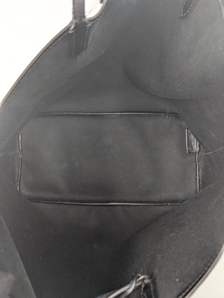 Black Rottweiler Tote Bag