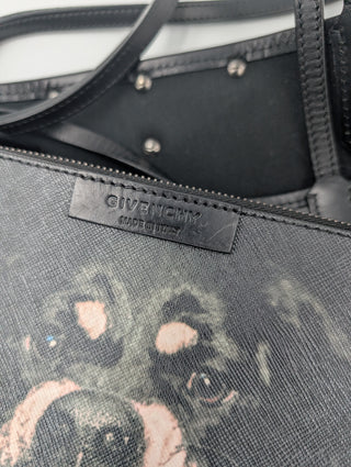 Black Rottweiler Tote Bag
