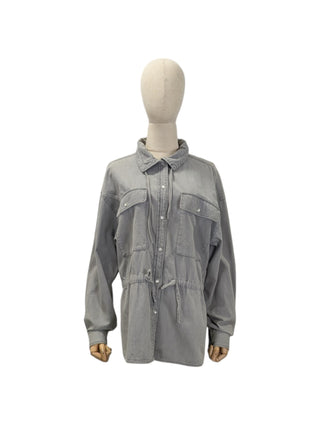 Washed Grey Madras Shirt