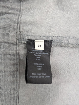 Washed Grey Madras Shirt