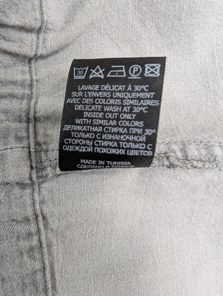 Washed Grey Madras Shirt