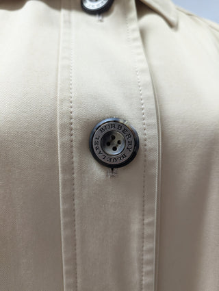 Beige Cotton Trench Coat