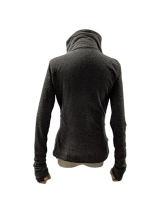 Grey Short Robe With Wrapping