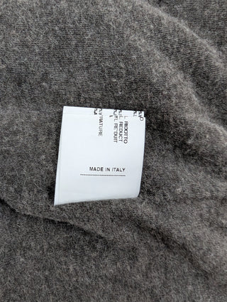 Grey Short Robe With Wrapping