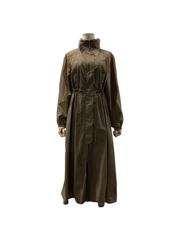 Earth Color Lightweight Long Trench