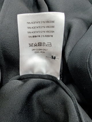 Black Shirt Dress With Multi Color Crystal Embellishments