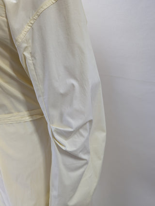 Light Yellow Long Sleeve Shirt Dress